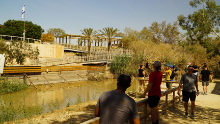 Israeli Baptism Site Across river